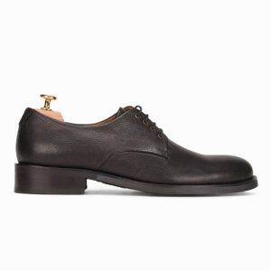 Dunovin Pebbled Leather Derby Shoes